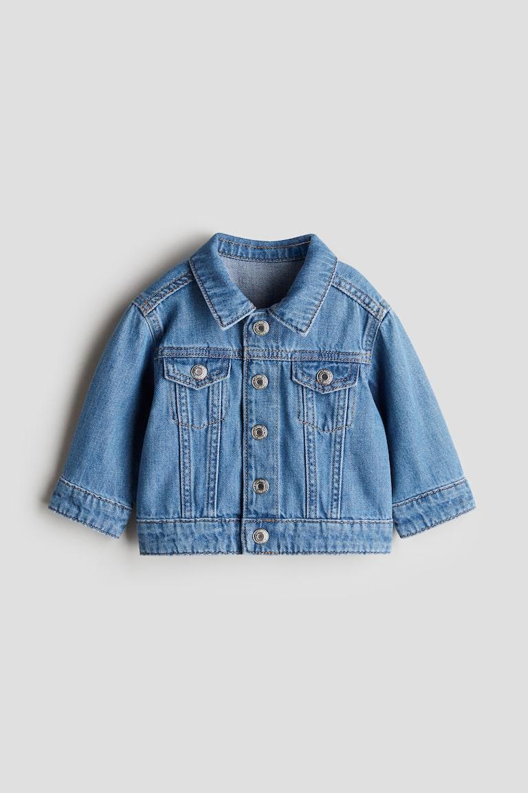 H&M Giubbotto in denim - Bianco - BAMBINO