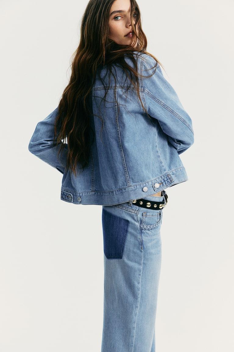 H&M Giubbotto in denim - Blu denim chiaro - DONNA