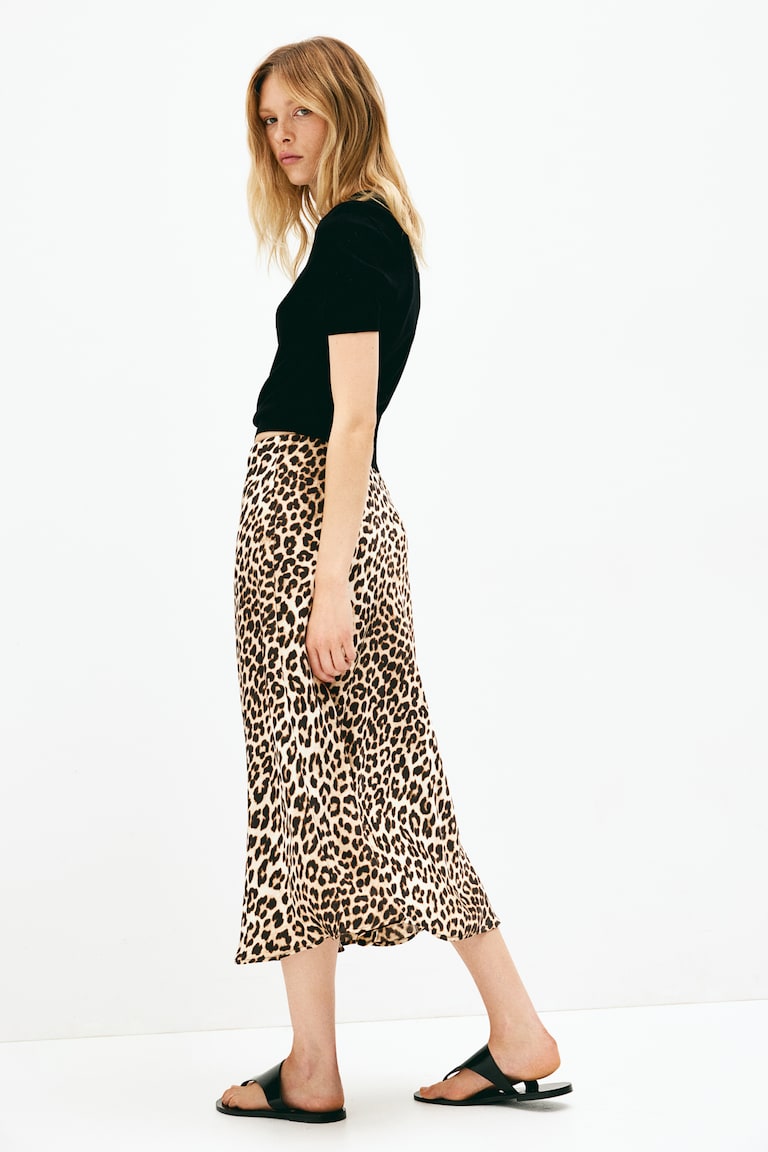 H&M Gonna Longuette - Giallo Pallido - DONNA