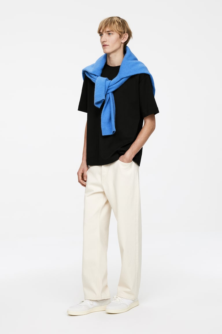 H&M Interlock T-shirt - Nero - UOMO