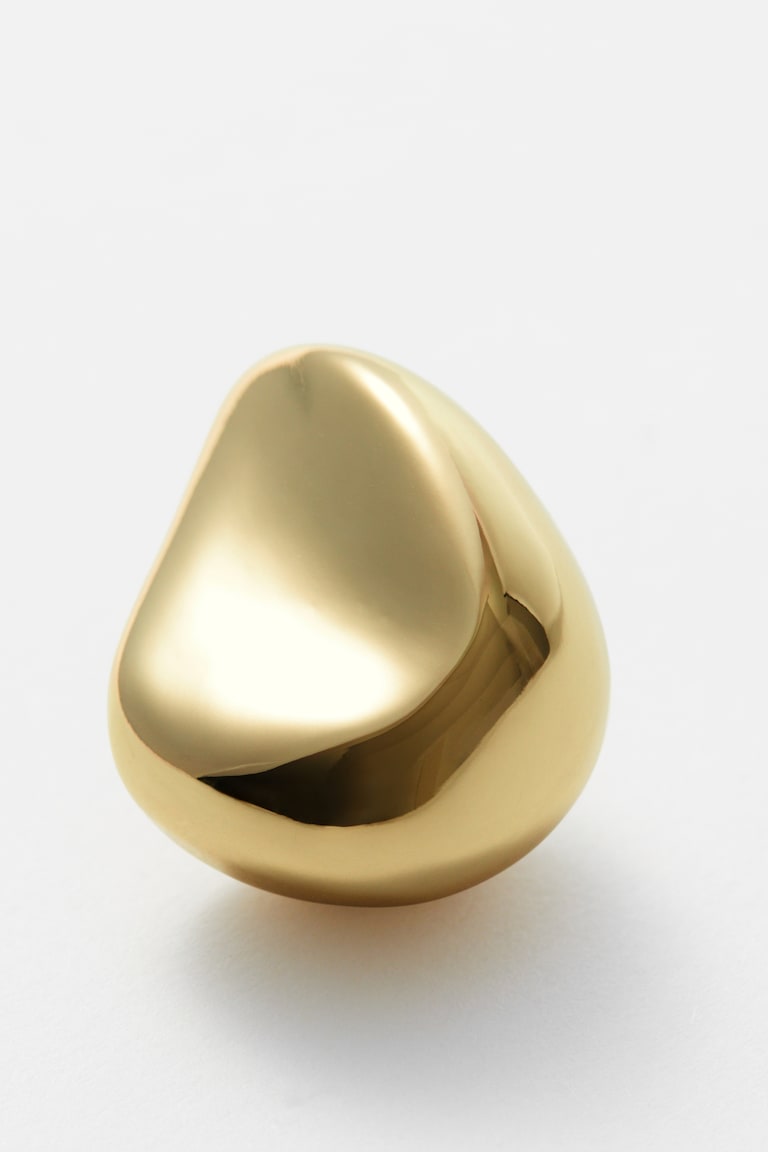 H&M Irregular Stud Earrings - Oro - DONNA