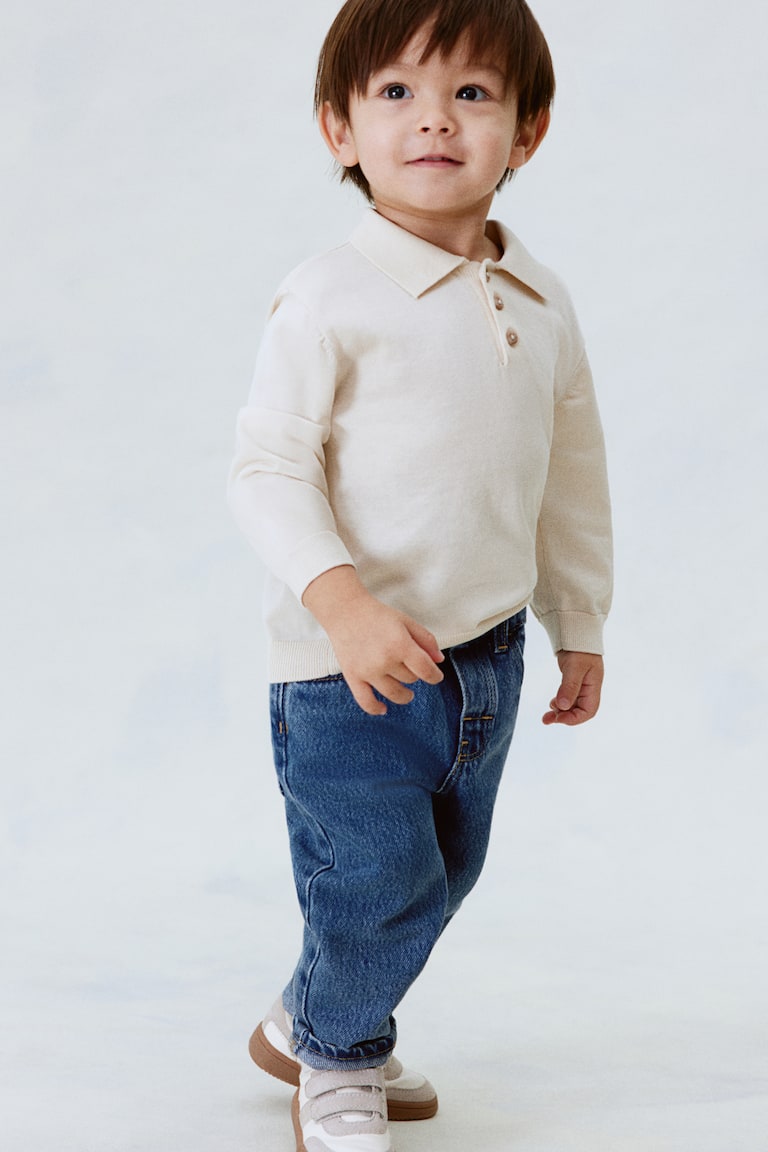 H&M Jeans A 5 Tasche - Blu Denim - BAMBINO