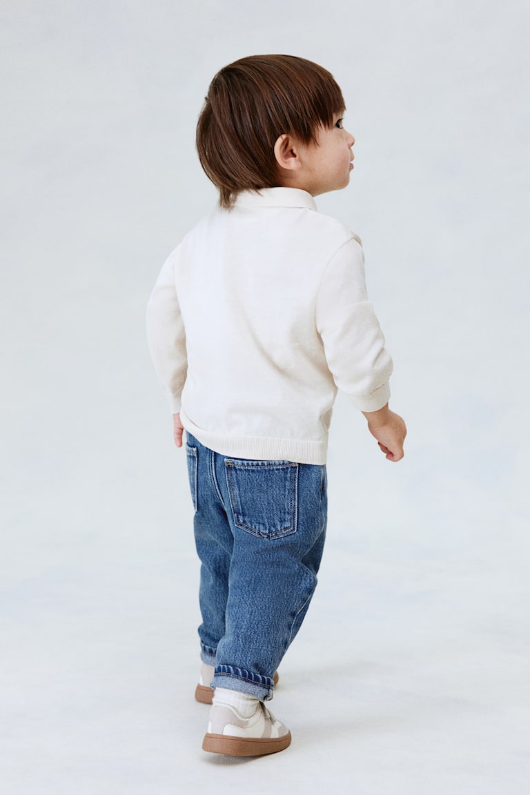 H&M Jeans A 5 Tasche - Crema - BAMBINO