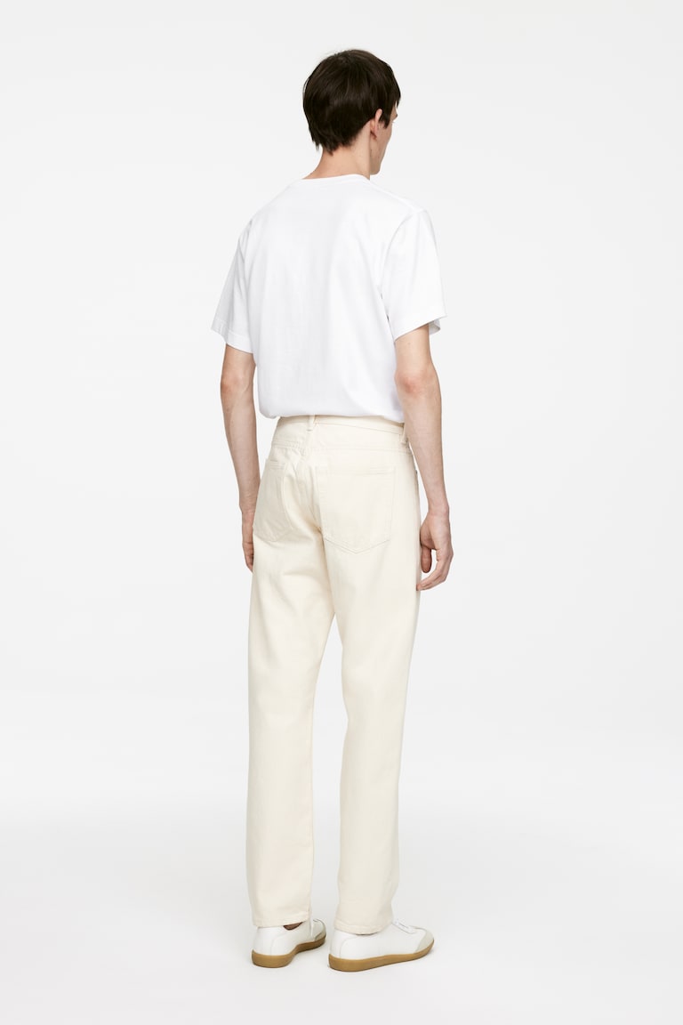 H&M Jeans OCEAN Loose Straight - Écru - UOMO