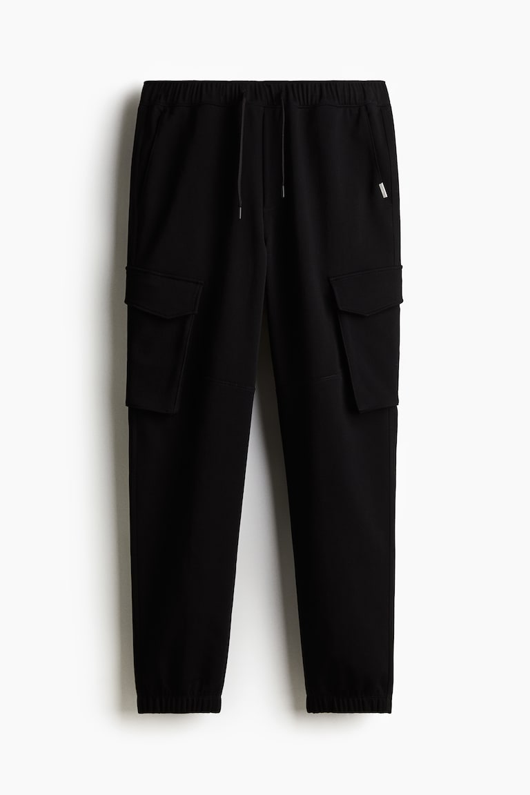 H&M Joggers Cargo Slim Fit - Nero - UOMO