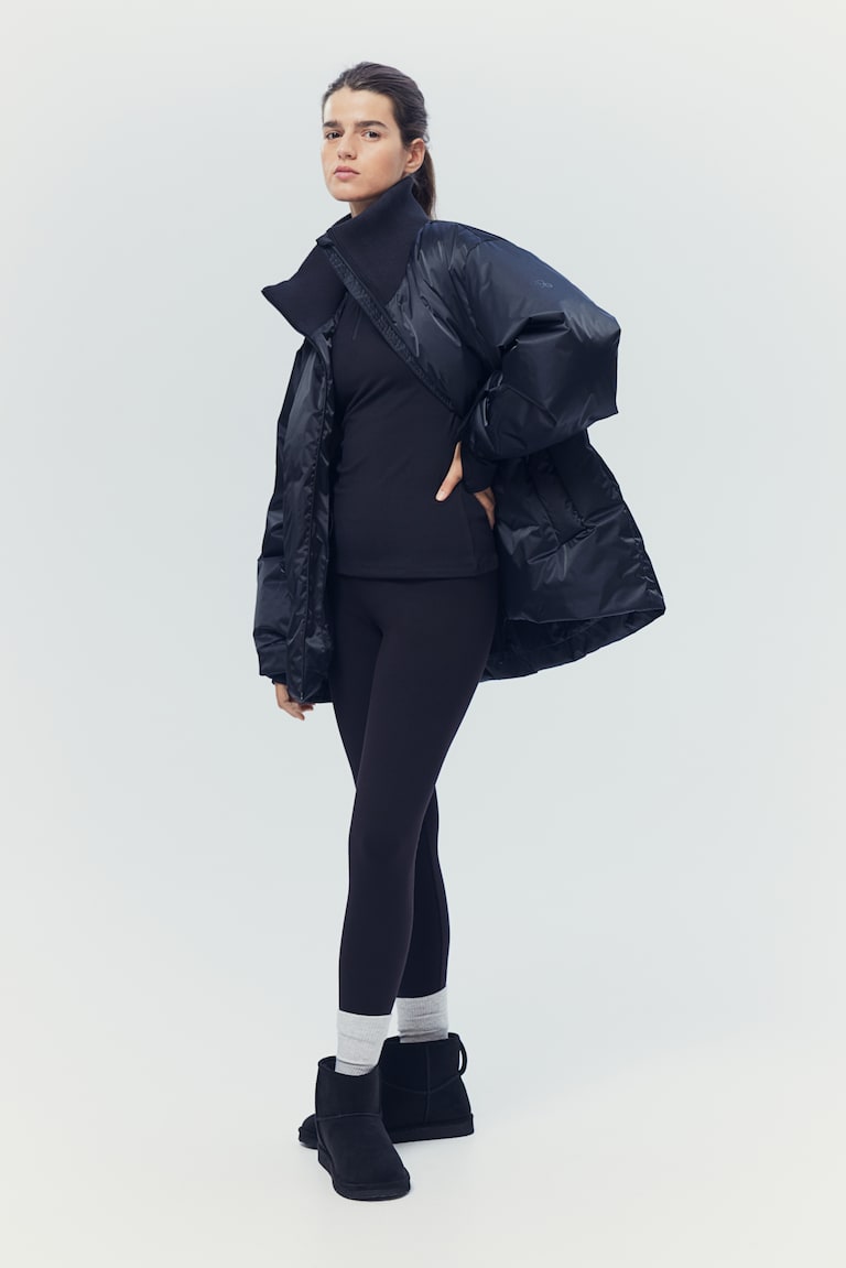 H&M Leggings sportivi caldi - Nero - DONNA