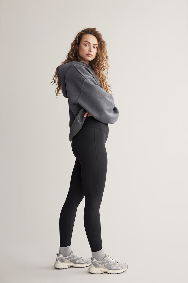 H&M Leggings Sportivi Con ShapeMove™ - Nero - DONNA