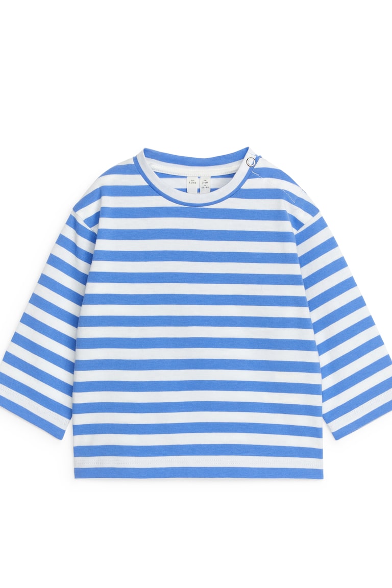 H&M Long Sleeve Top - Bianco/Verde - BAMBINO