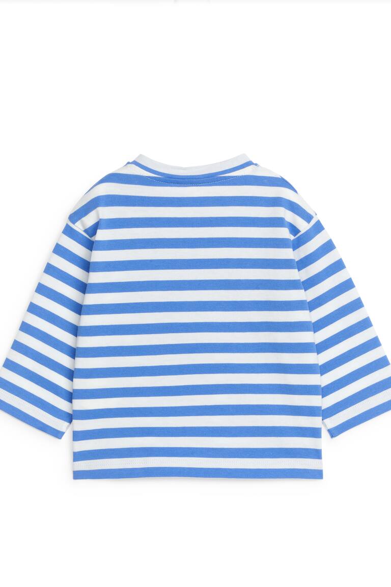 H&M Long Sleeve Top - Nero/Beige - BAMBINO
