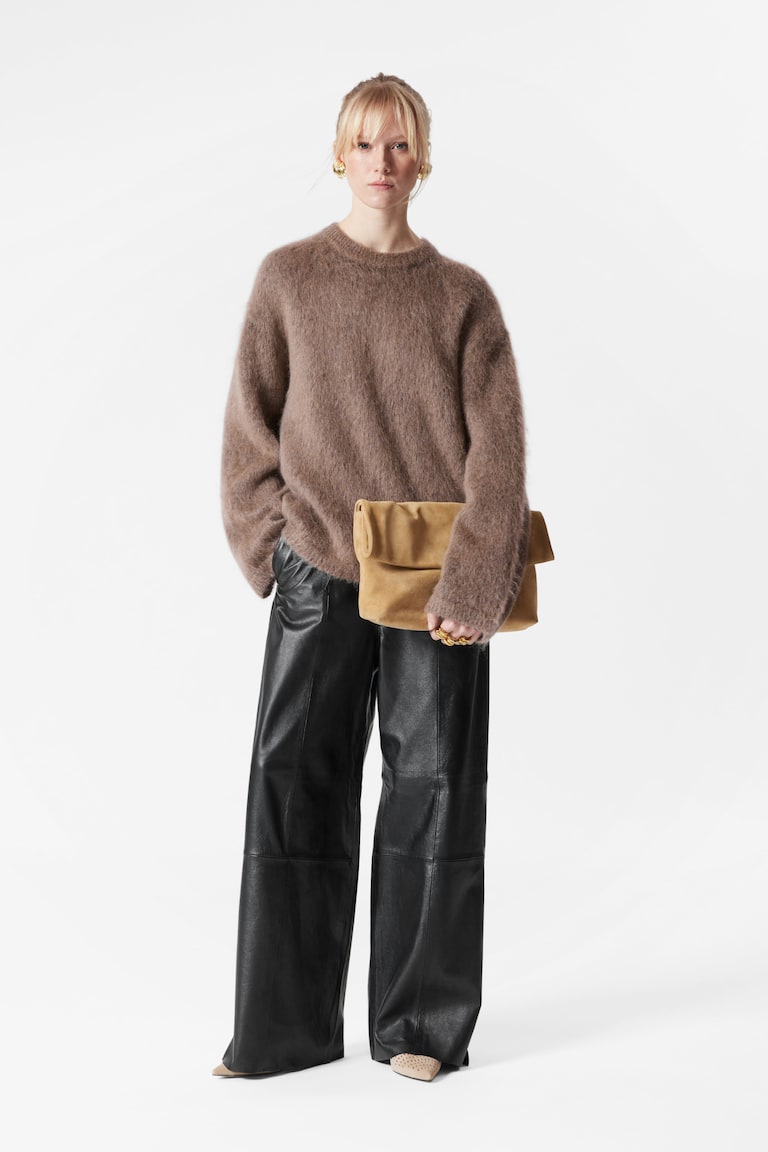 H&M Maglione In Misto Mohair - Beige - DONNA