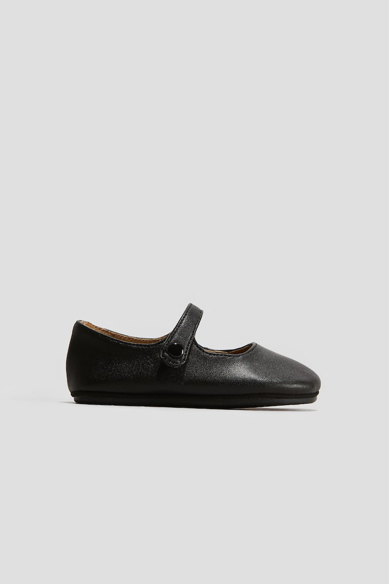 H&M Mary Jane In Pelle - Nero - BAMBINO