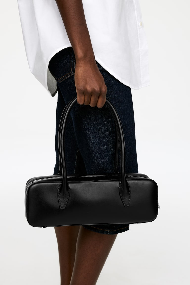 H&M Mini Bowling Bag - Nero - DONNA