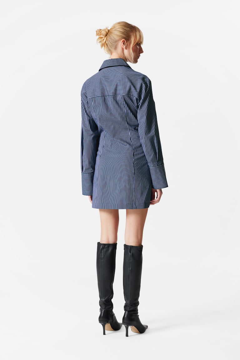 H&M Mini Chemisier A Portafoglio - Nero - DONNA