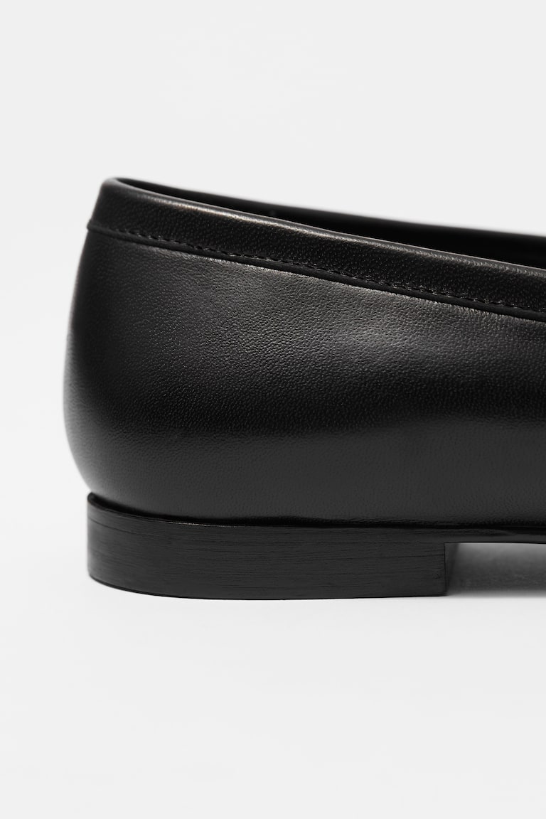 H&M Mocassini Classici In Pelle - Nero - DONNA