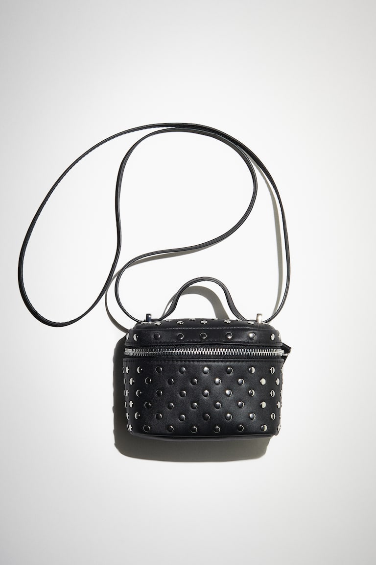 H&M Nécessaire decorato - Nero/argentato - DONNA