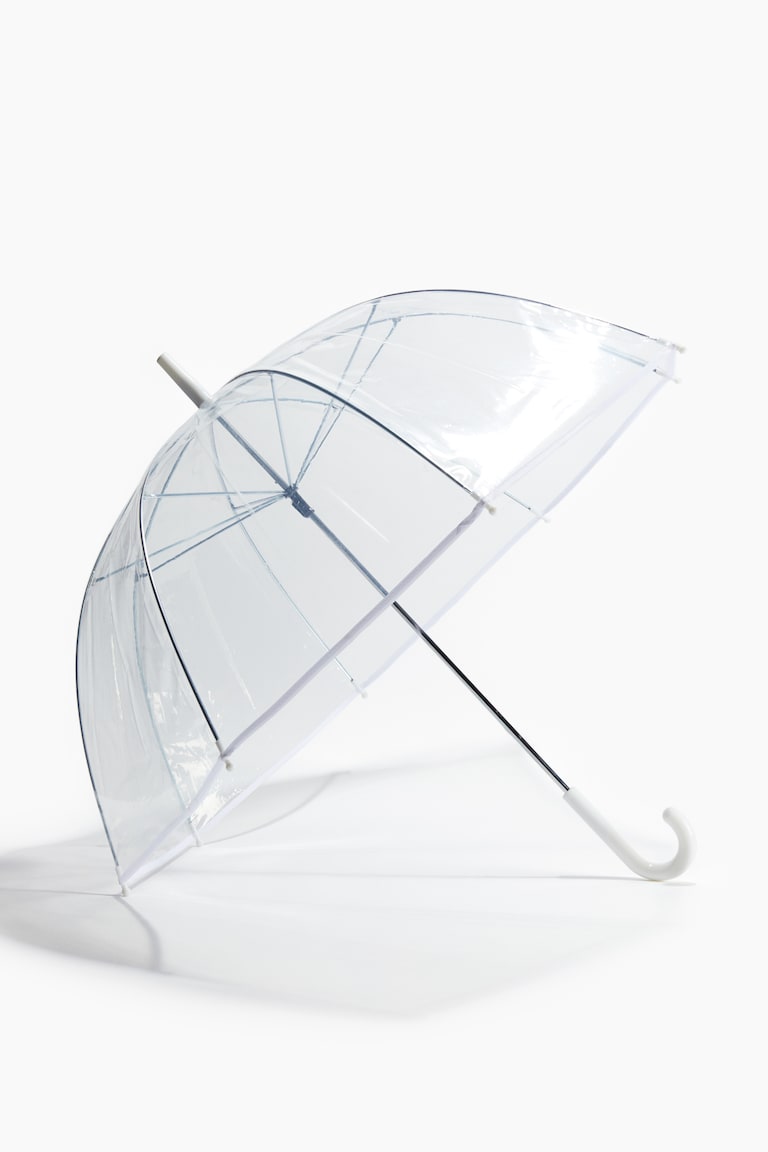 H&M Ombrello trasparente - Trasparente/bianco - DONNA