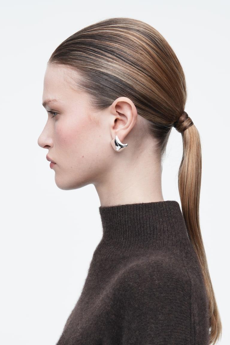 H&M ORECCHINI A BOTTONE SPAIATI - ORO - DONNA