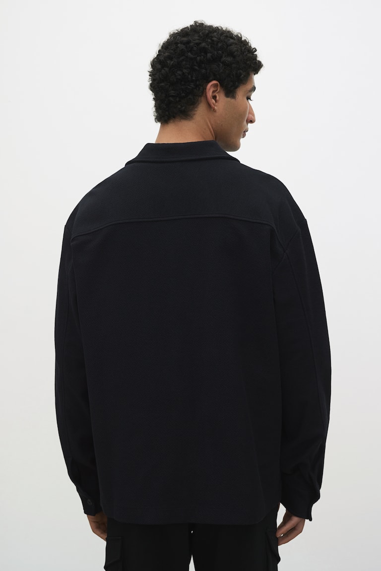 H&M Overshirt Spazzolata Loose Fit - Crema - UOMO