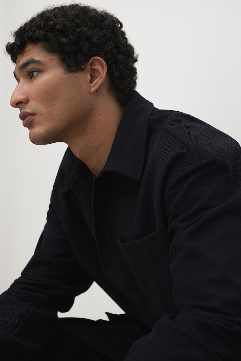 H&M Overshirt Spazzolata Loose Fit - Crema - UOMO