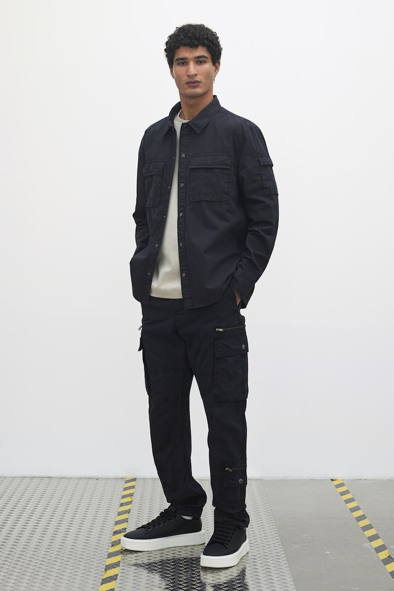 H&M Overshirt Utility Regular Fit - Beige - UOMO