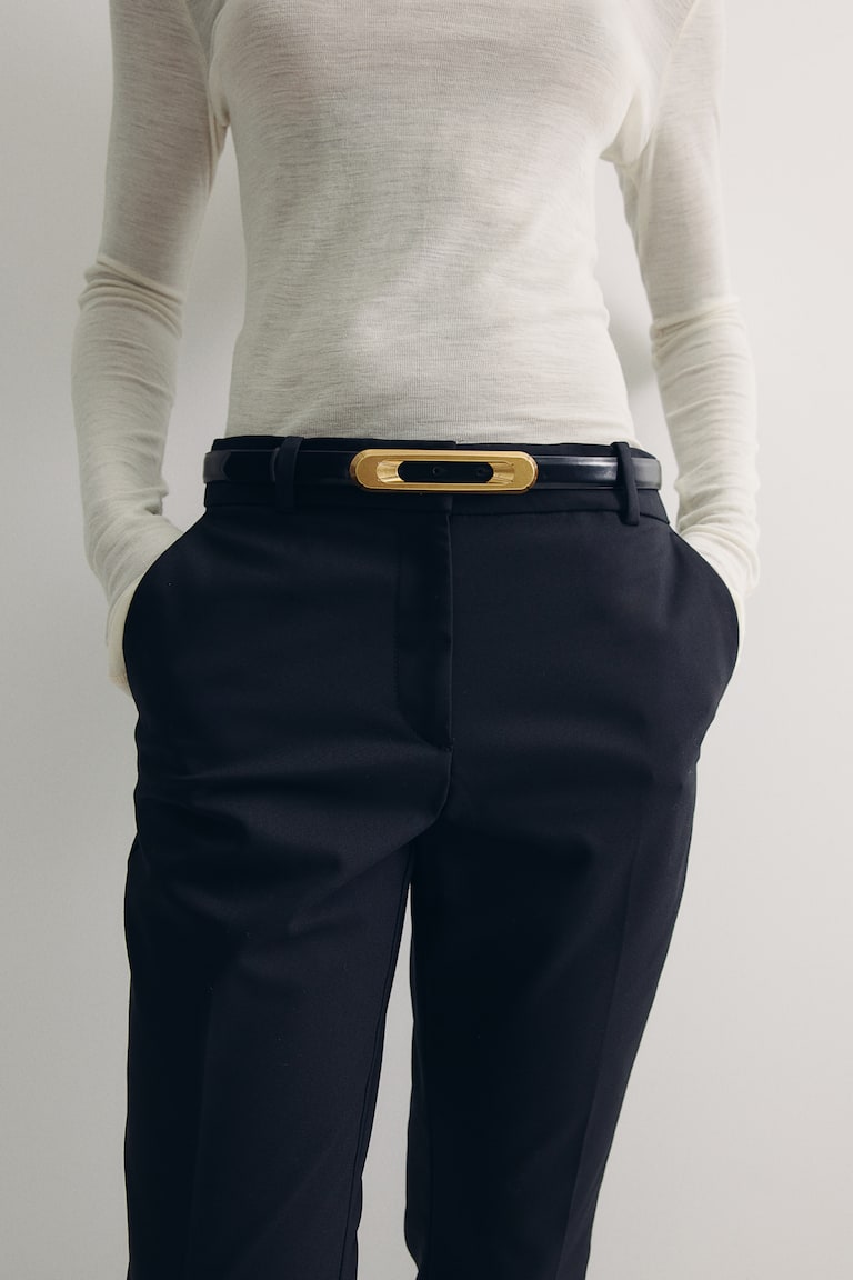 H&M Pantaloni A Sigaretta - Bianco - DONNA