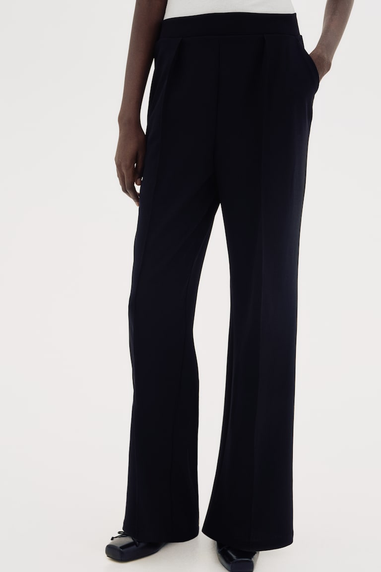 H&M Pantaloni Eleganti A Vita Alta - Nero - DONNA