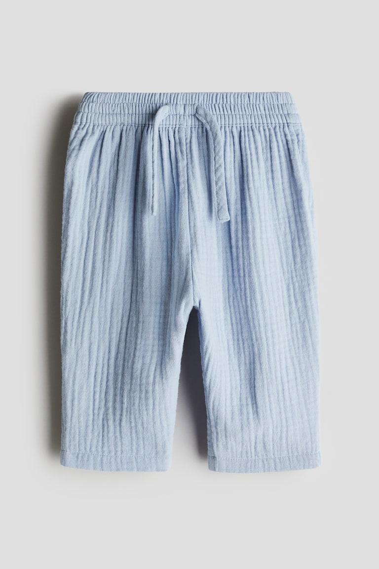 H&M Pantaloni in cotone - Verde kaki - BAMBINO