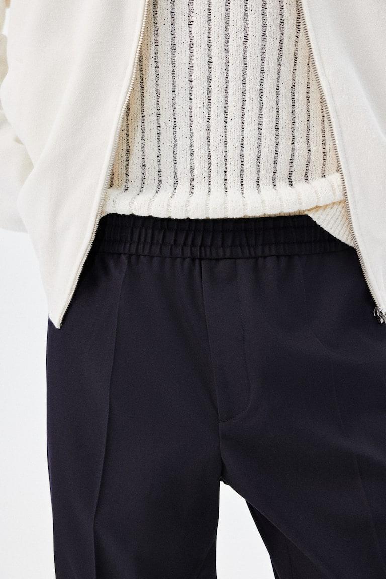 H&M Pantaloni In Twill Slim Fit - Nero - UOMO