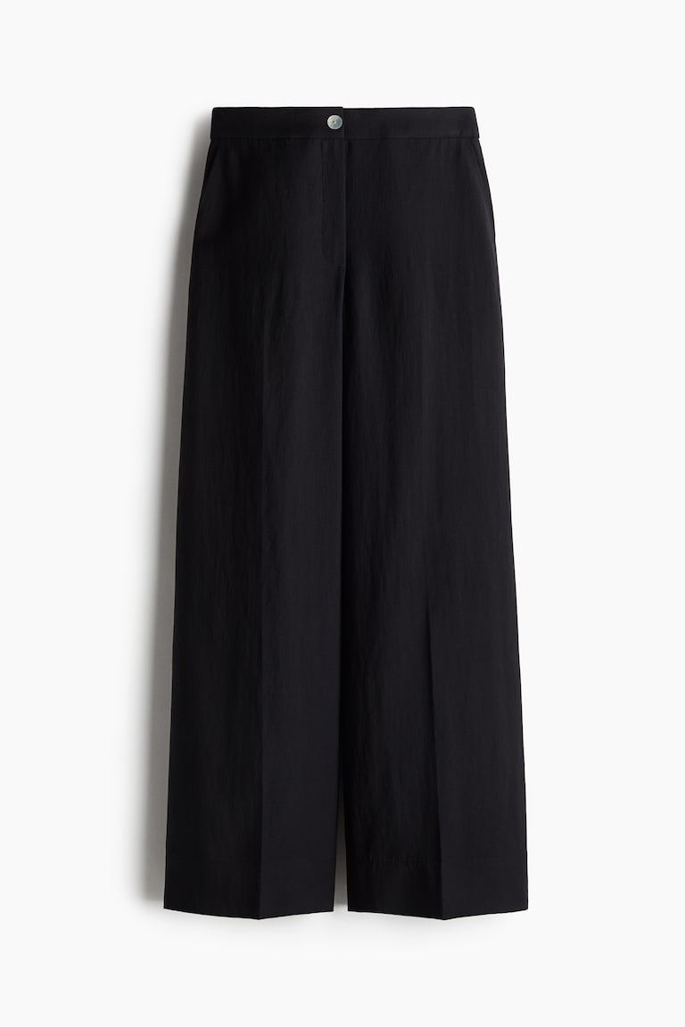 H&M Pantaloni Sartoriali Ampi - Nero - DONNA