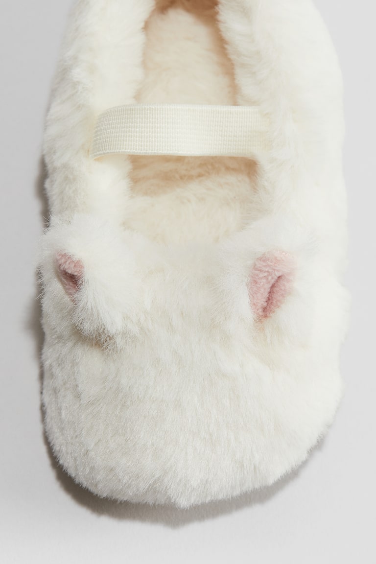 H&M Pantofole Morbide - Bianco - BAMBINO