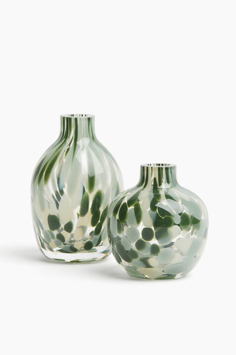 H&M Piccolo Vaso In Vetro - Marrone Scuro - HOME