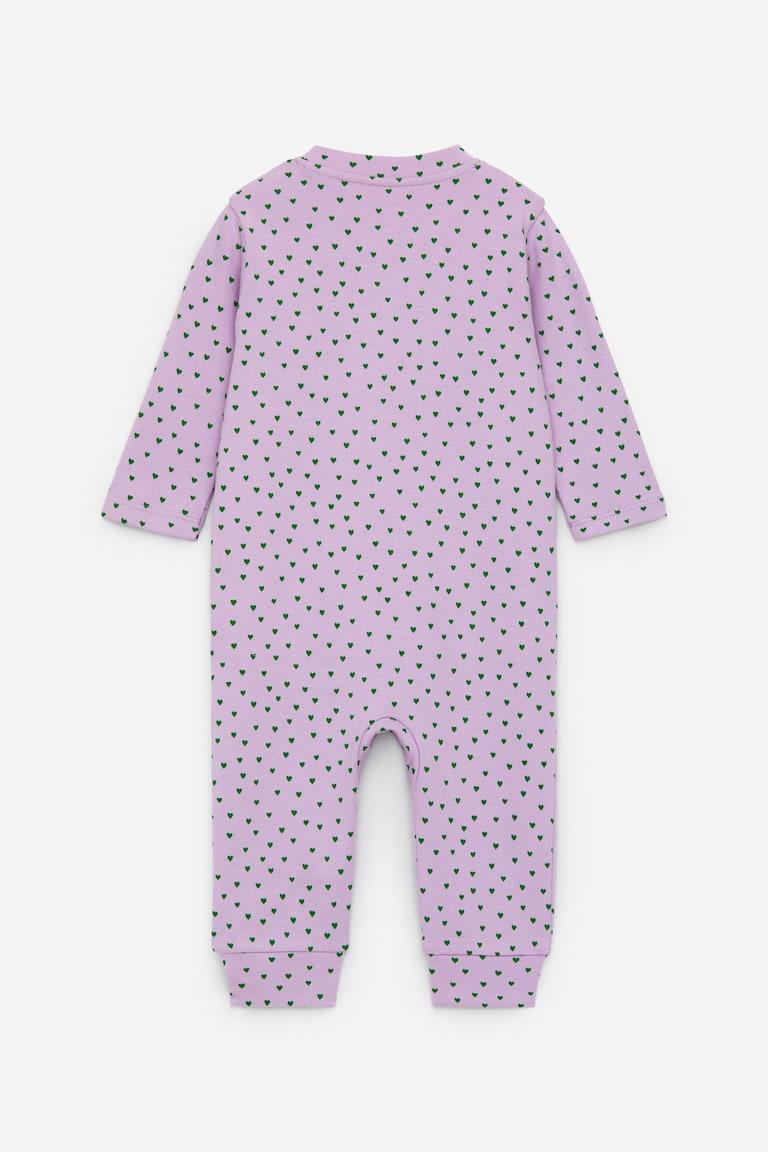 H&M Pigiama Intero - Azzurro/Pois Verdi - BAMBINO
