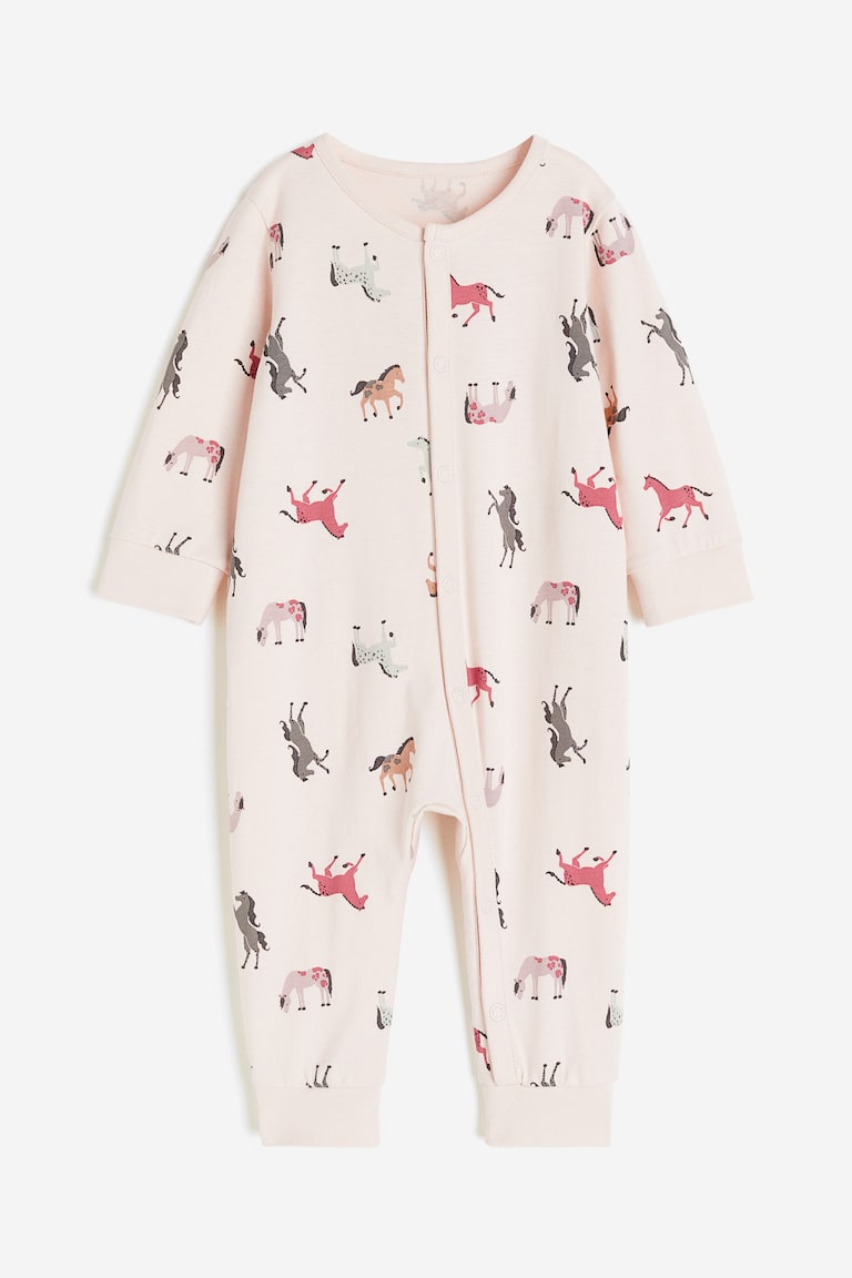 H&M Pigiamino fantasia - Bianco/cuori - BAMBINO