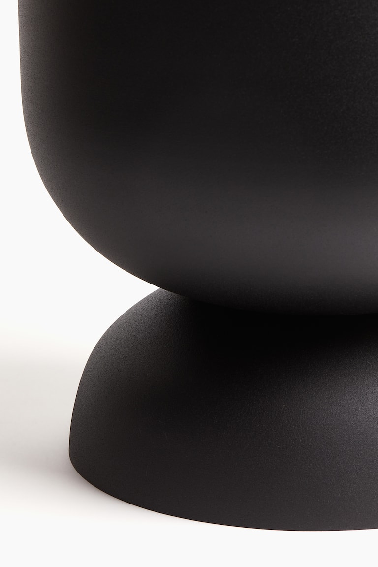 H&M Portavaso Extralarge Metallo - Nero - HOME