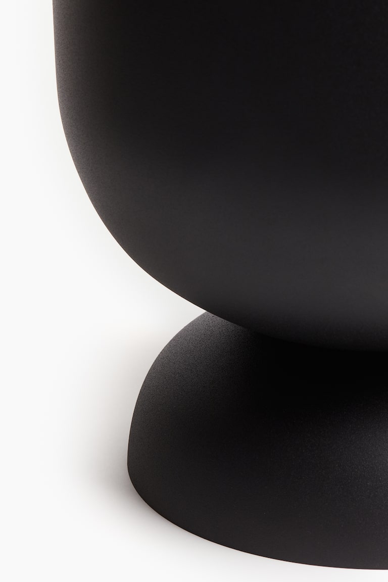 H&M Portavaso Grande In Metallo - Nero - HOME