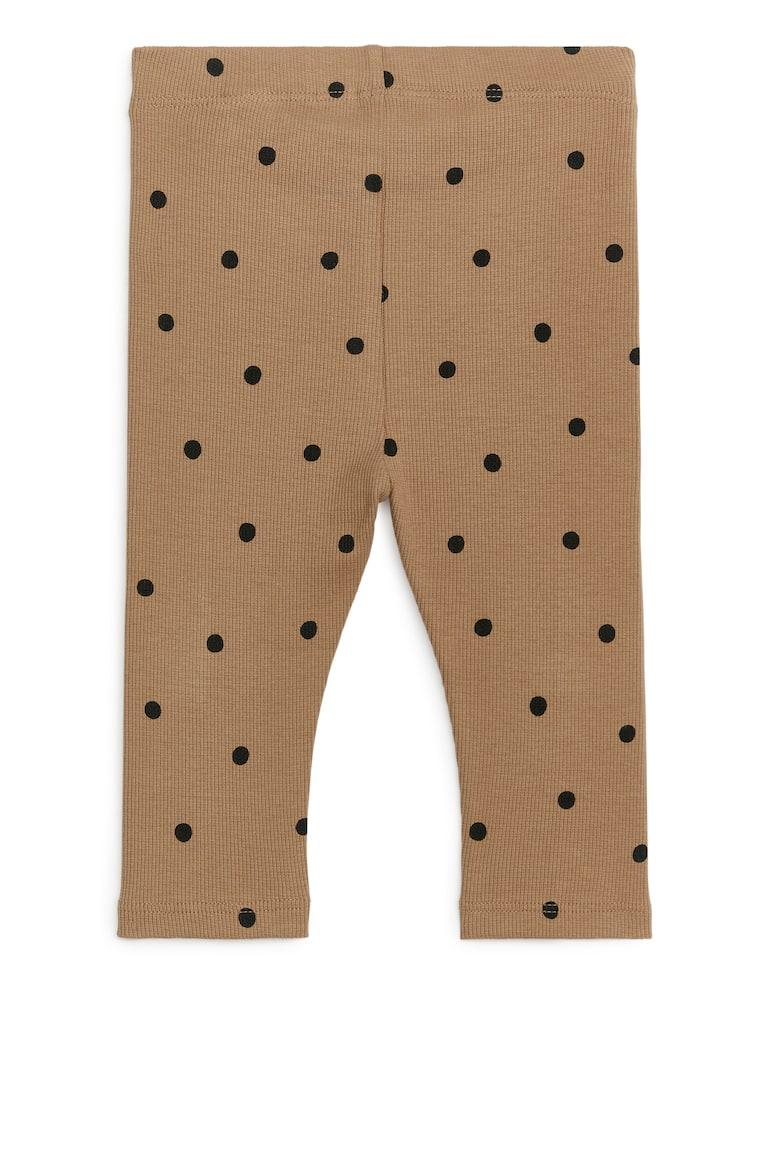 H&M Ribbed Leggings - Lilla - BAMBINO