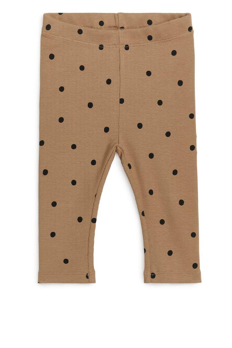 H&M Ribbed Leggings - Lilla - BAMBINO