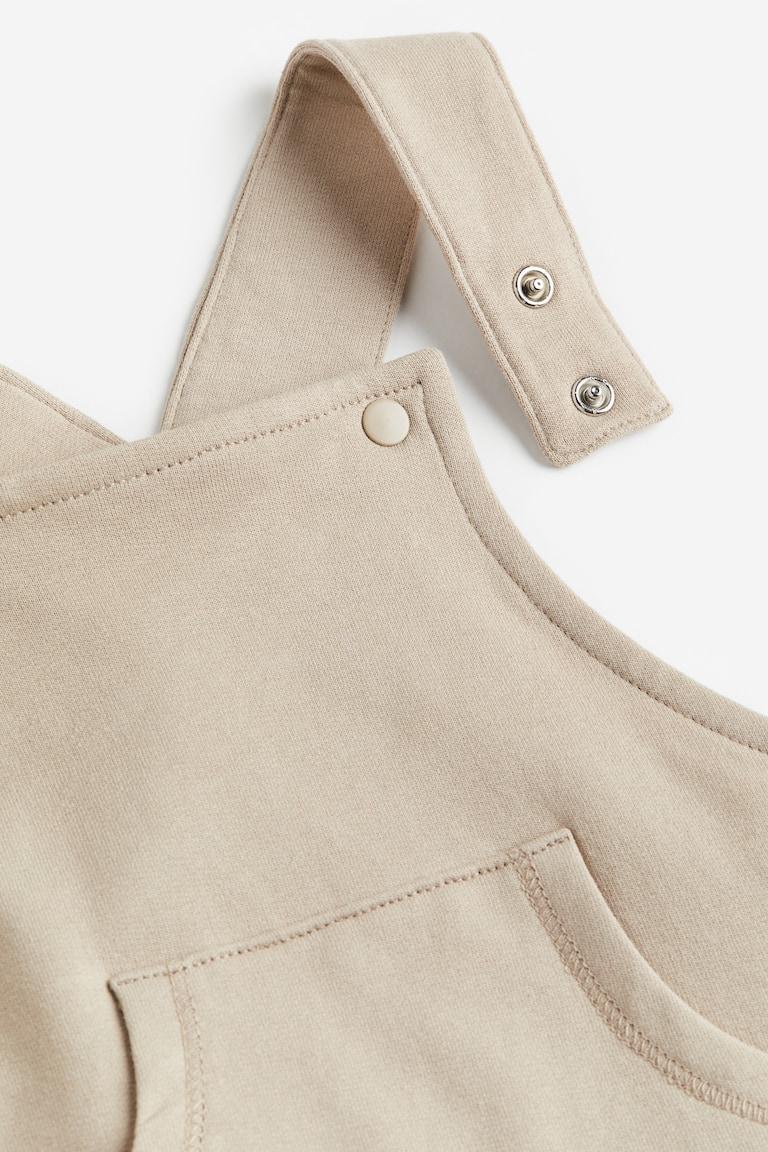 H&M Salopette In Felpa - Beige - BAMBINO