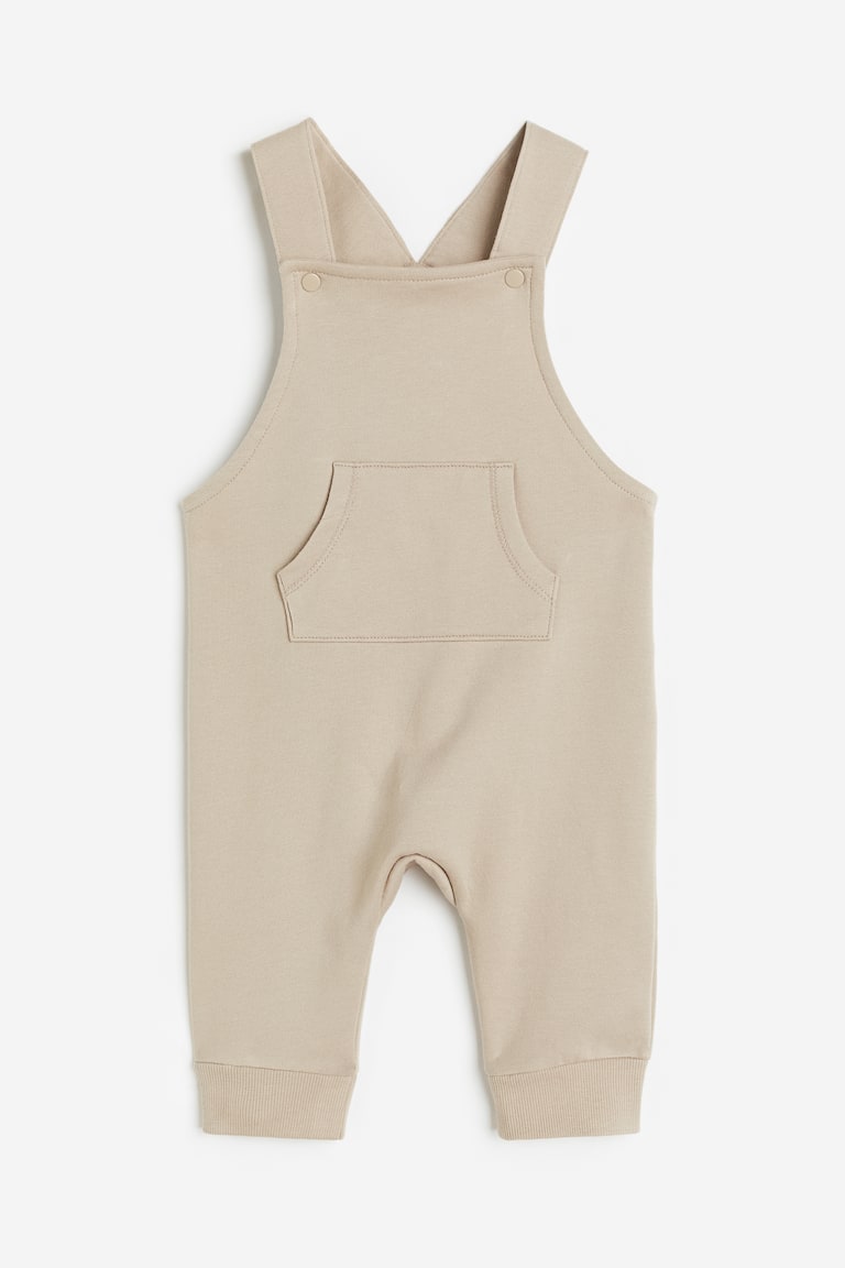 H&M Salopette in felpa - Grigio scuro - BAMBINO