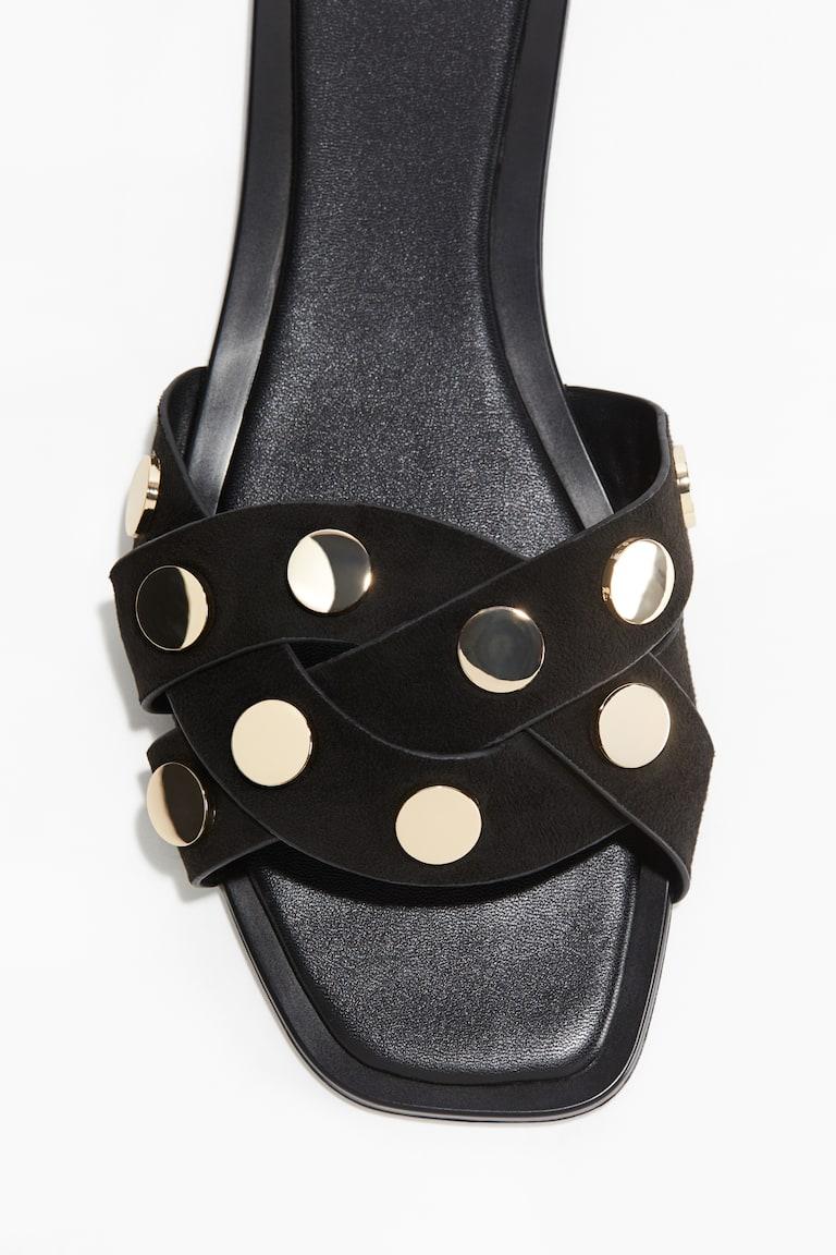 H&M Sandali Intrecciati - Marrone/dorato - DONNA