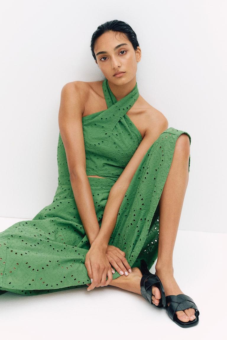 H&M Sandali intrecciati - Marrone scuro - DONNA