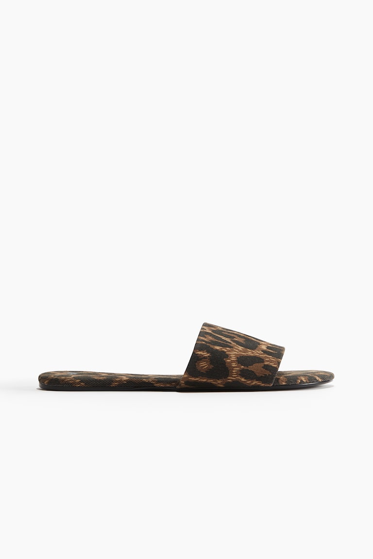 H&M Sandali - Marrone/leopardato - DONNA