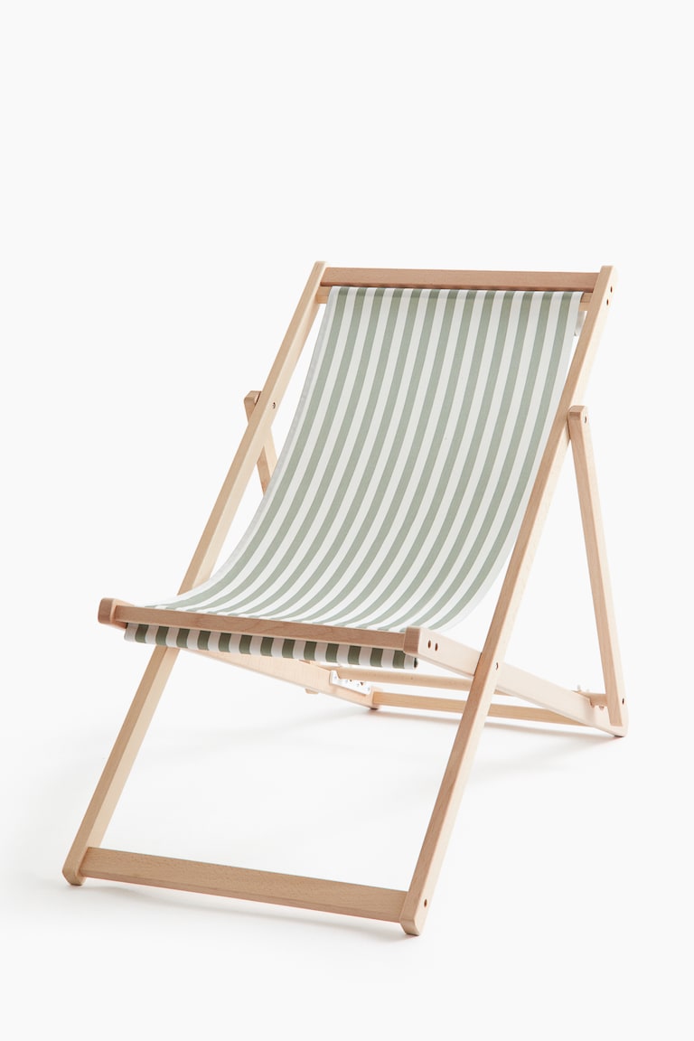 H&M Sdraio In Legno - Verde/righe - HOME