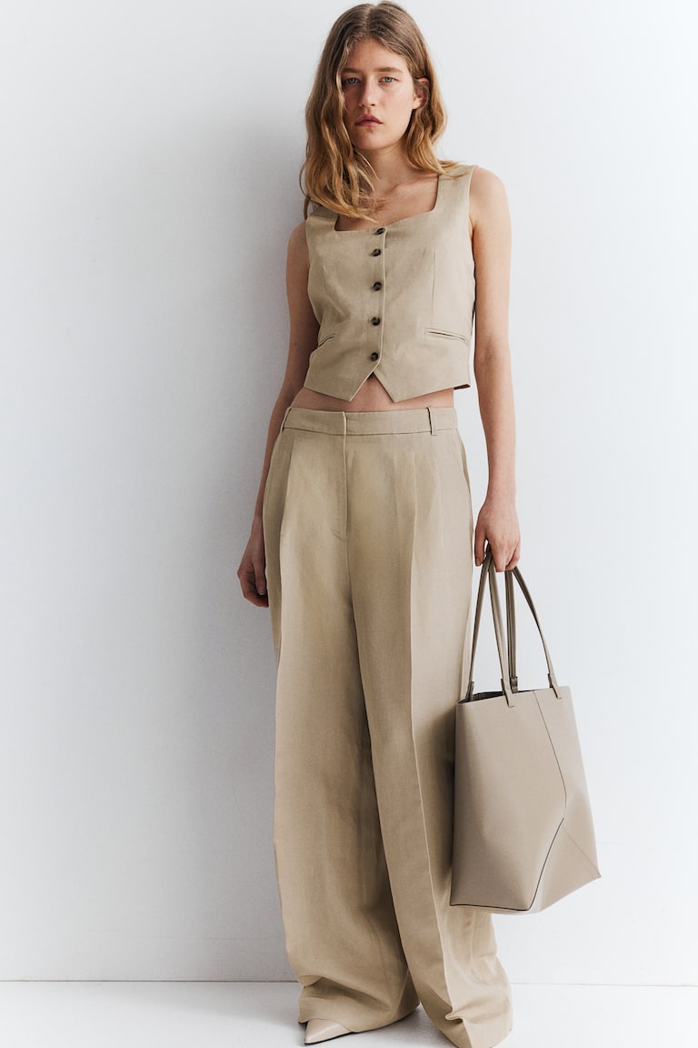 H&M Shopper - Beige scuro - DONNA