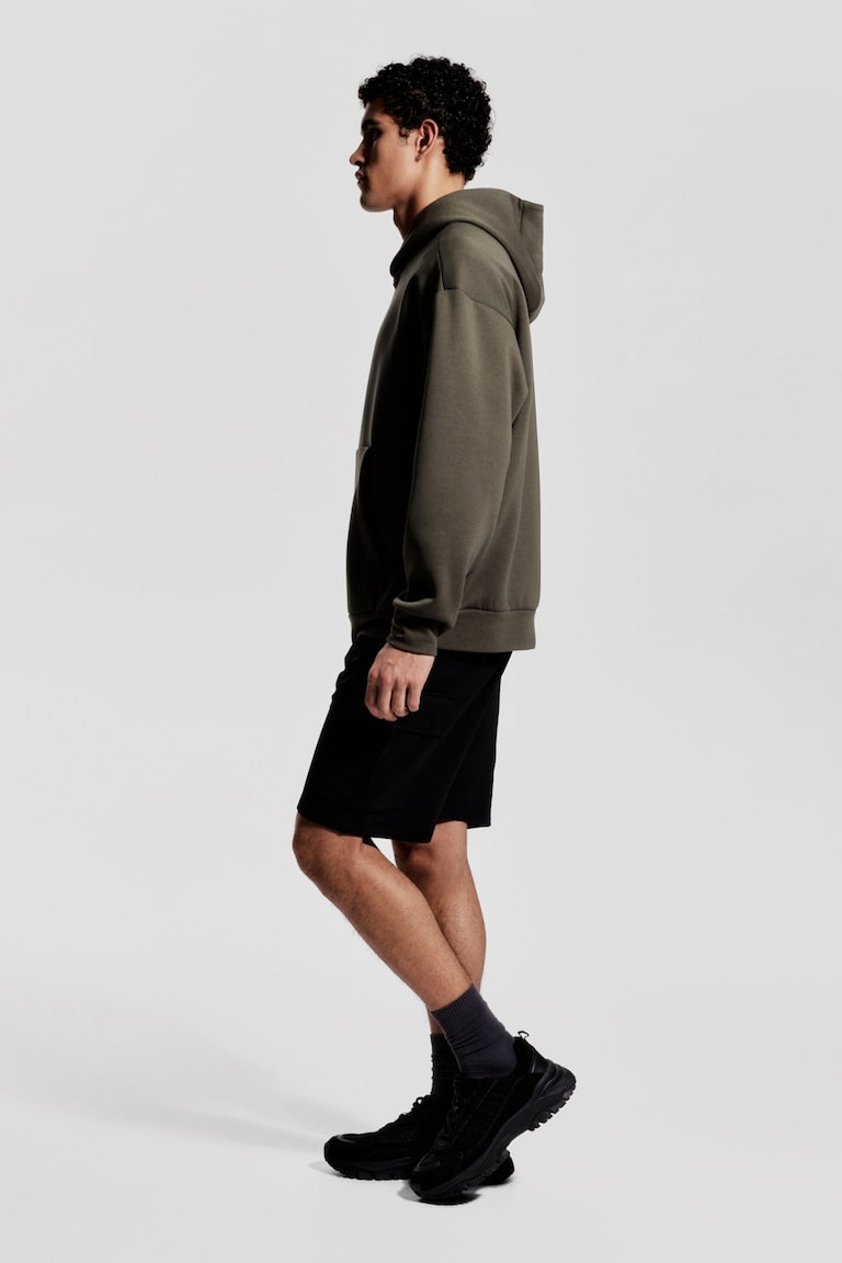 H&M Shorts Cargo Sportivi Lunghi - Nero - UOMO