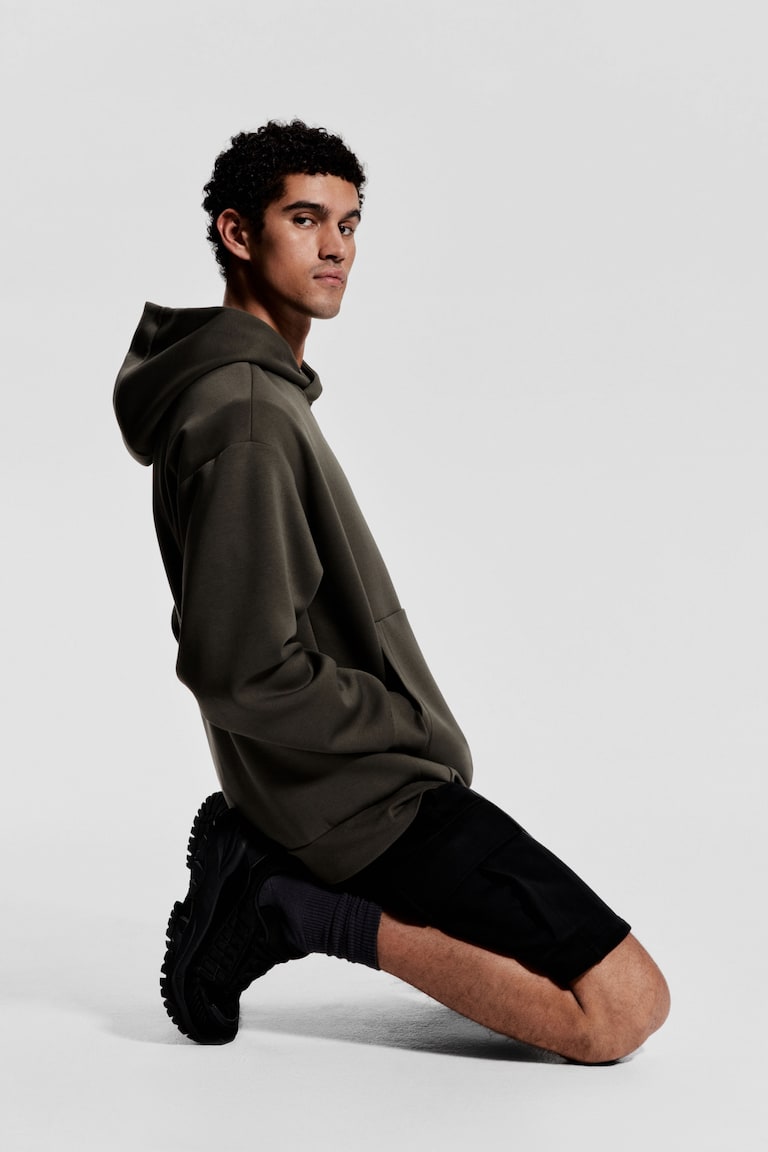 H&M Shorts cargo sportivi lunghi - Nero - UOMO