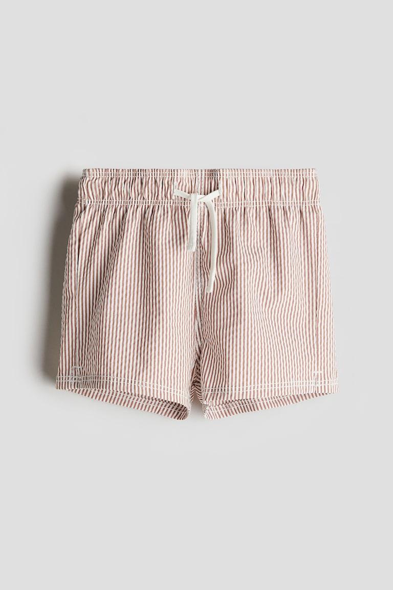 H&M Shorts da bagno - Beige/fiori - BAMBINO
