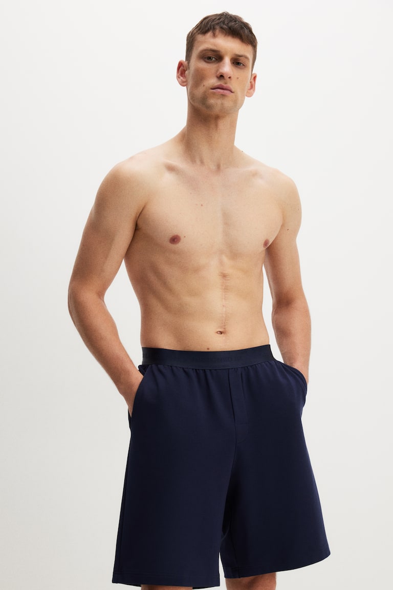 H&M Shorts Da Pigiama - Blu Navy - UOMO