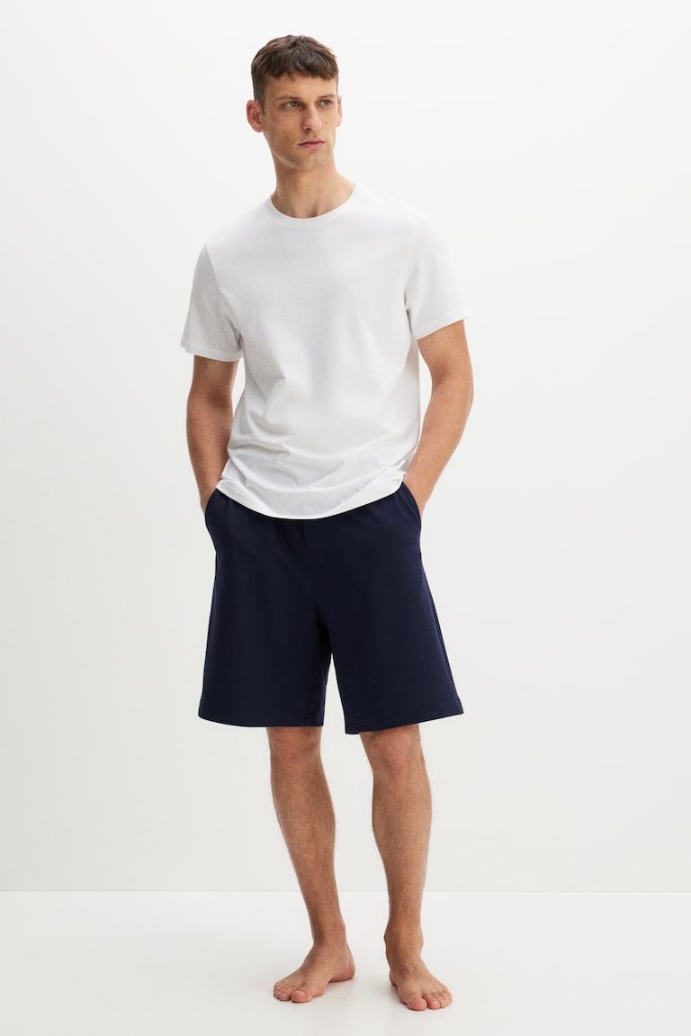 H&M Shorts da pigiama - Grigio chiaro mélange - UOMO