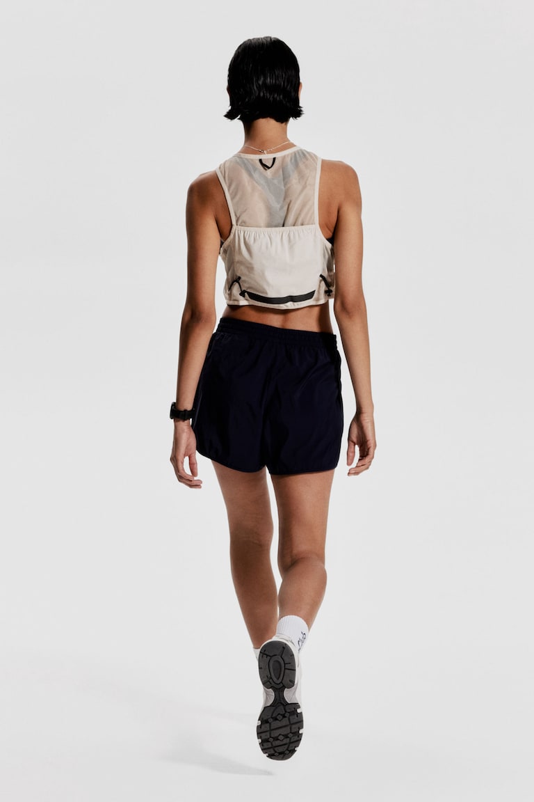 H&M Shorts Da Running Leggeri - Nero - DONNA